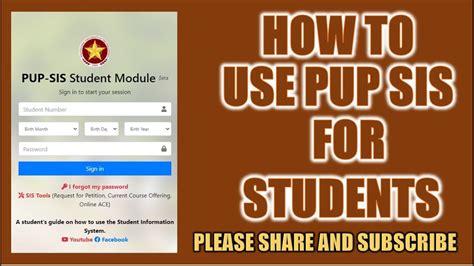 pup sis student login|Iba pa.
